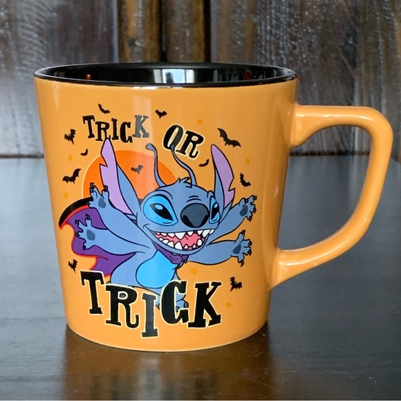 Trick or Treat Vampire Stitch 17oz Ceramic Halloween Mug - Picture 2 of 8